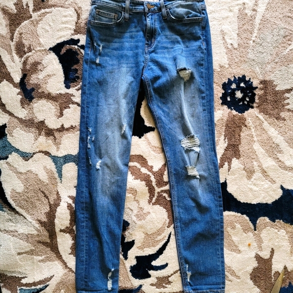 EXPRESS flying monkey Distressed skinny jeans